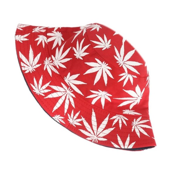 Mary J Red Bucket Hat/ Fisherman‘s Hat 💯 Cotton - Picture 3 of 4